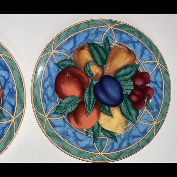 Victoria & Beale Casual Forbidden Fruit LUNCHEON SALAD PLATES 9024 Set of 4 - Picture 5 of 9